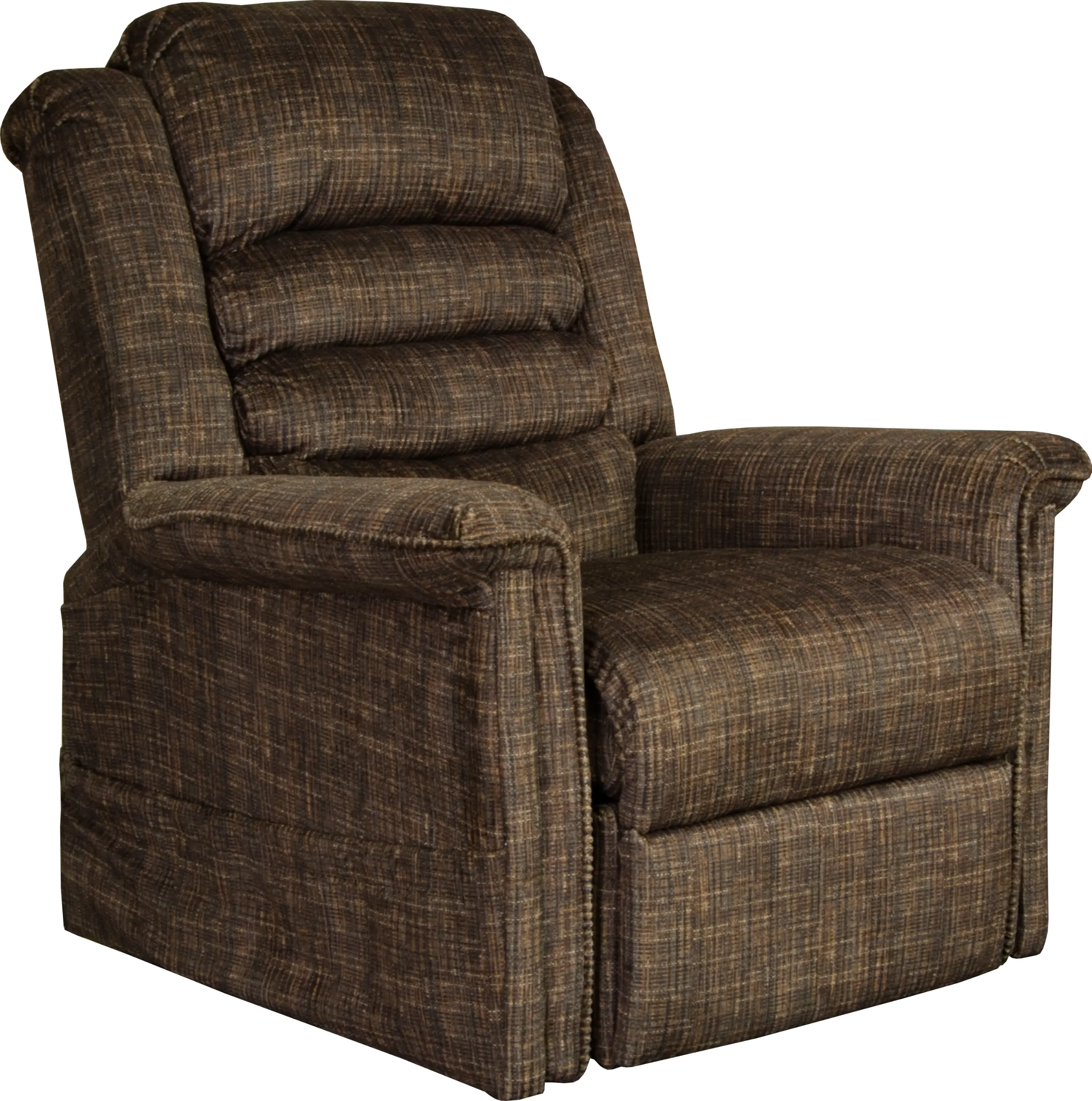 Soother Brown Power Reclining Lift Chair with Heat and Massage