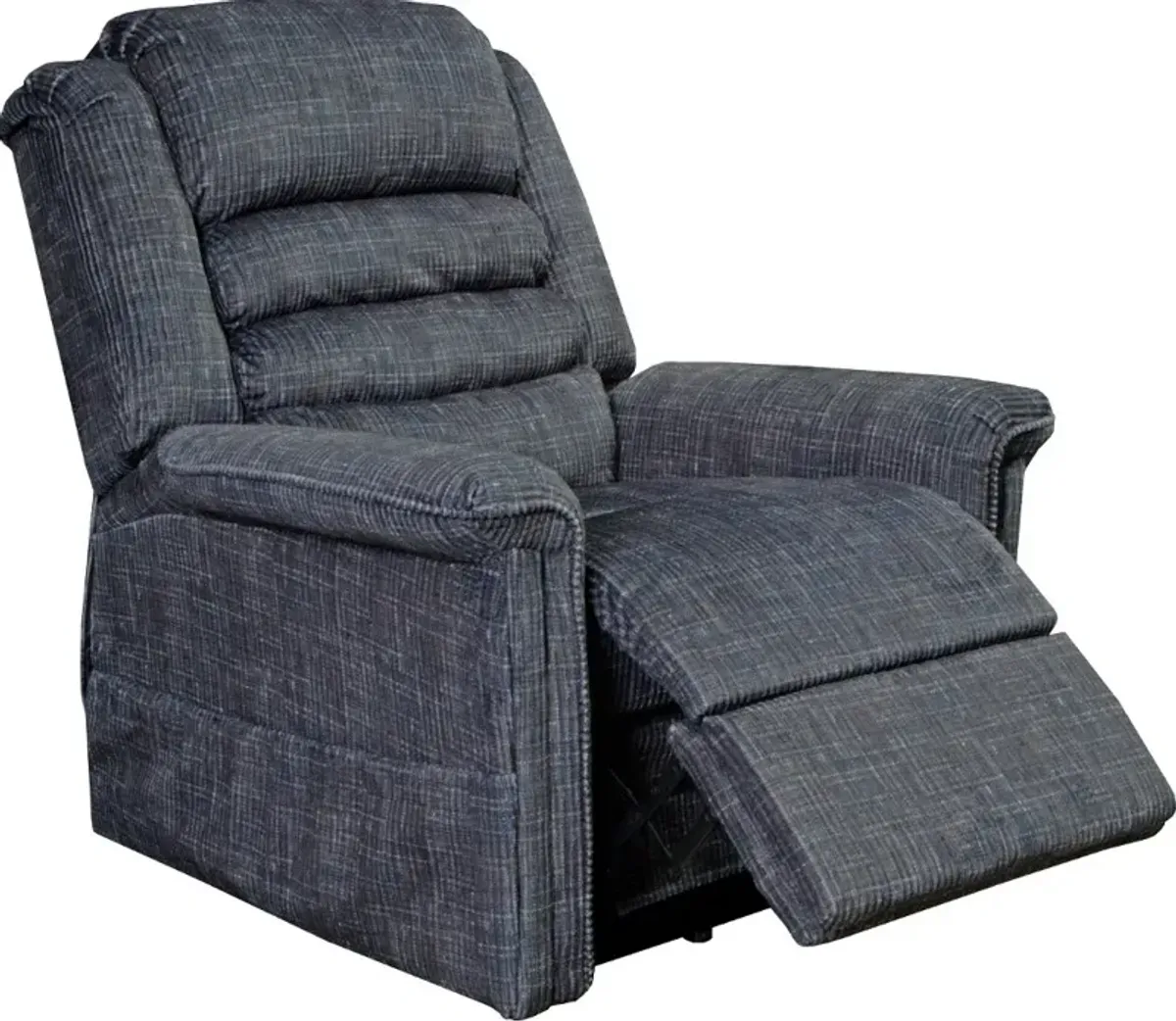 Soother Gray Power Reclining Lift Chair with Heat and Massage