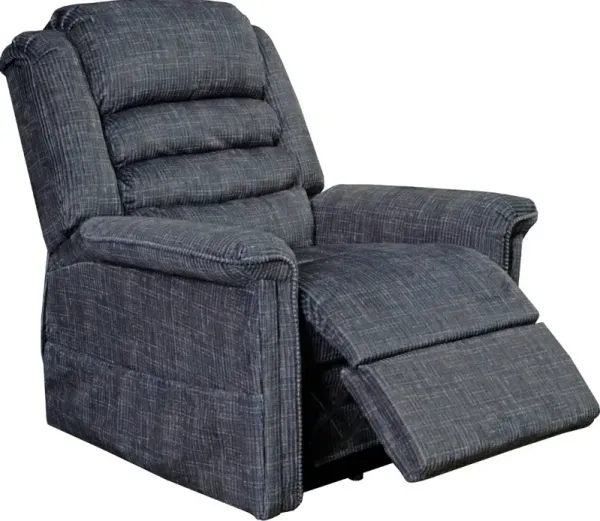 Soother Gray Power Reclining Lift Chair with Heat and Massage