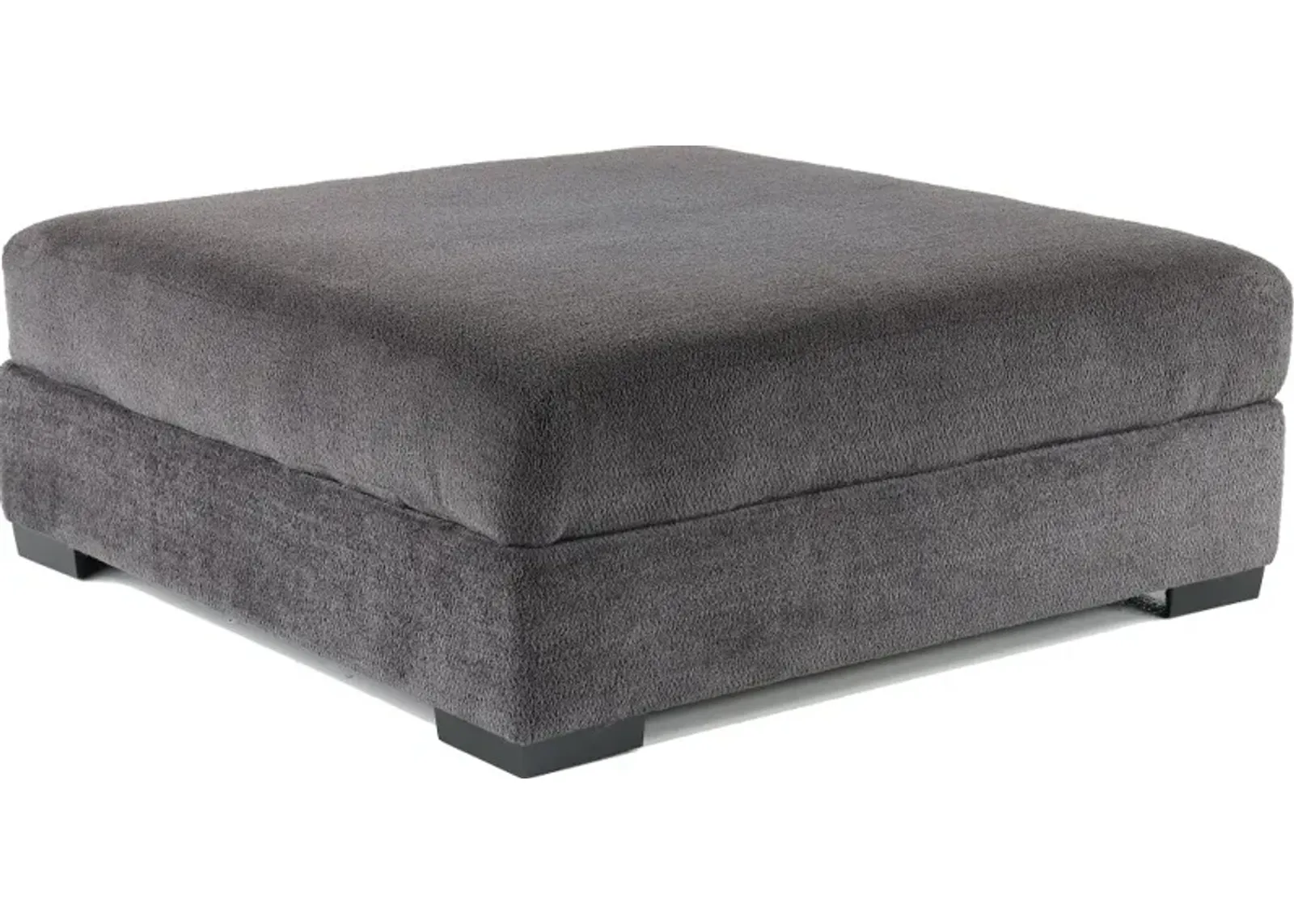 Challenger Graphite Gray Cocktail Ottoman