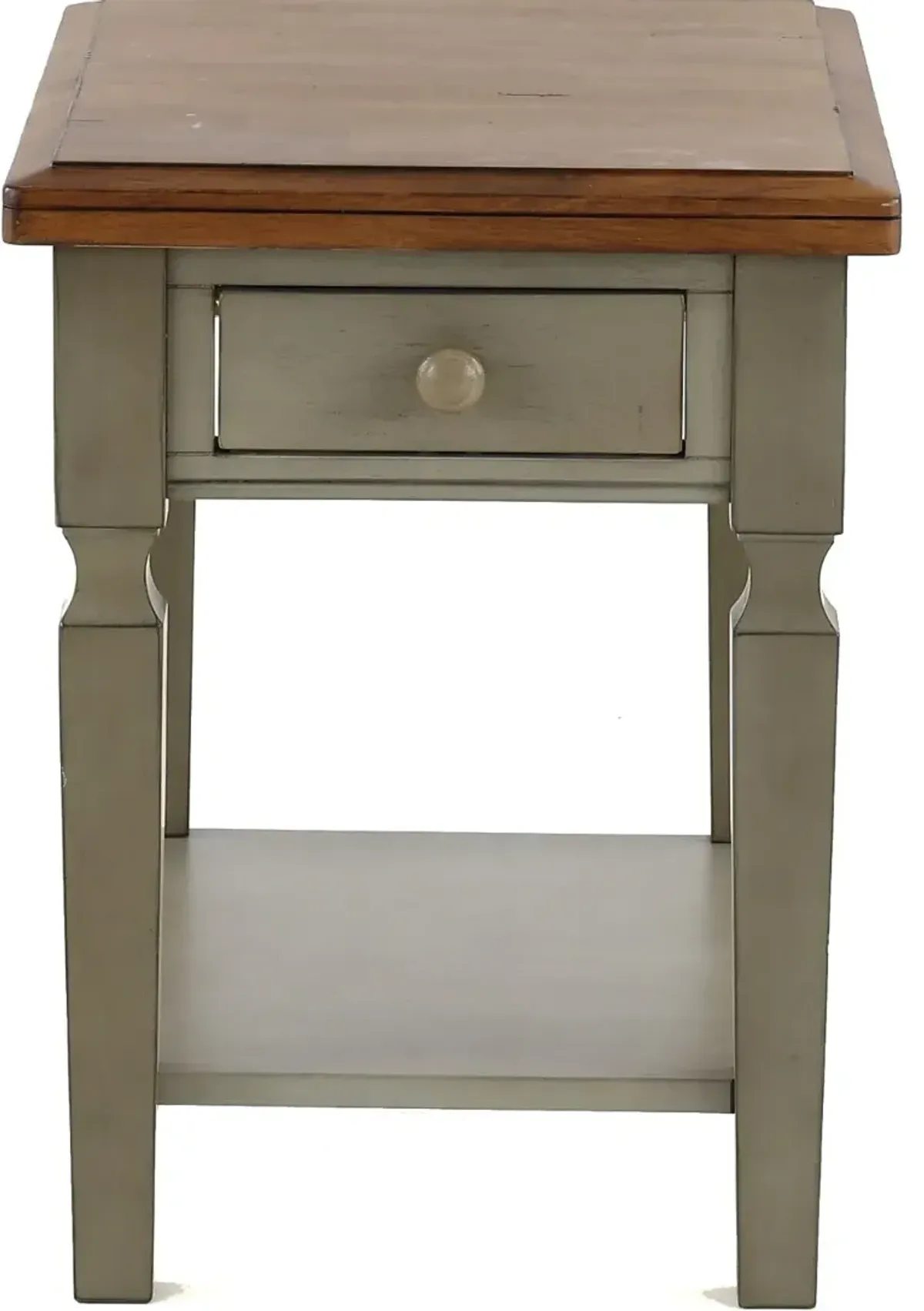 Barnwell Two Tone End Table