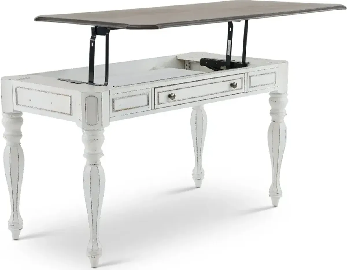 Magnolia Manor Antique White Lift-top Desk