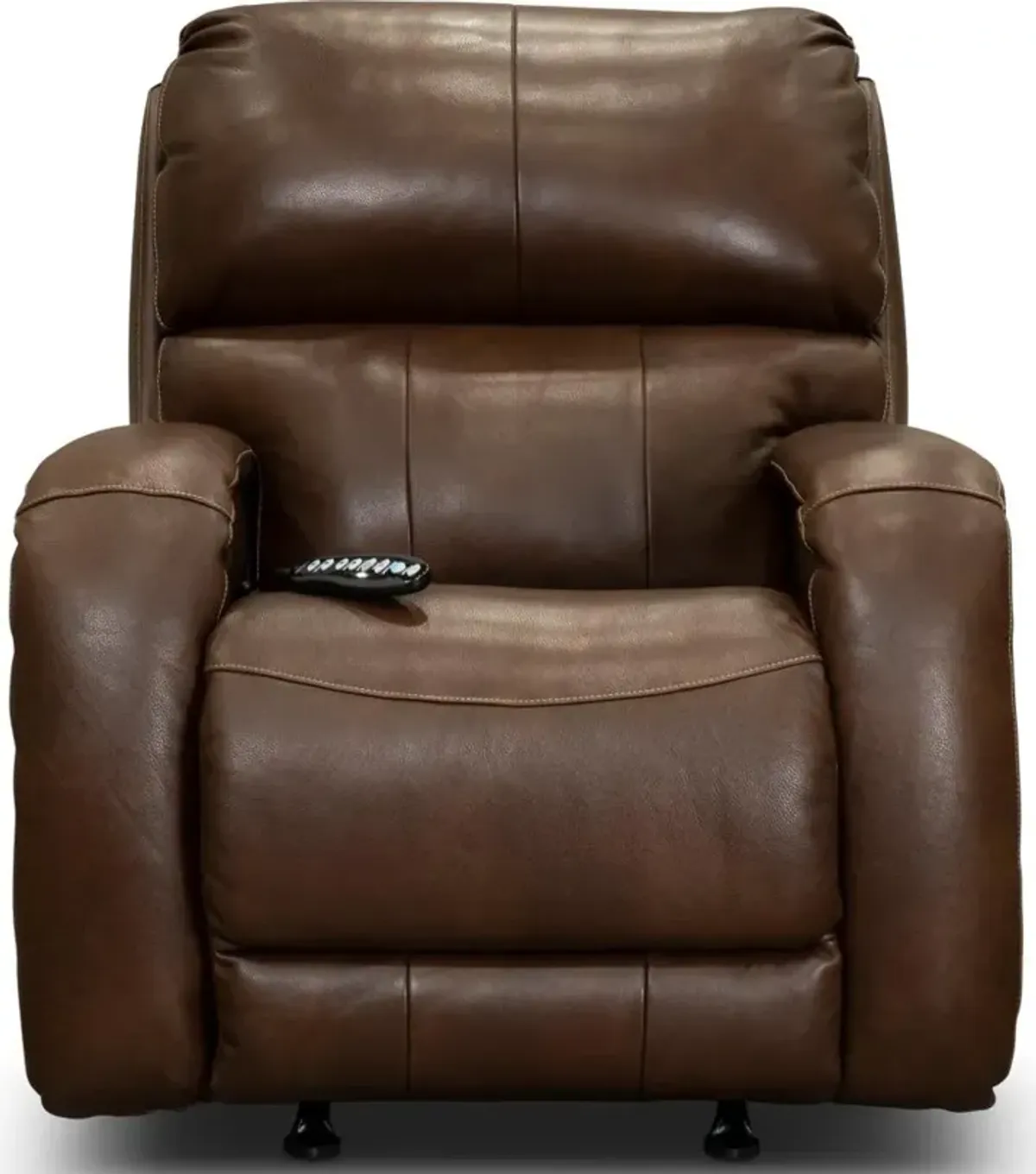 Fame SoCozi Hazelnut Leather-Match Rocker Power Recliner