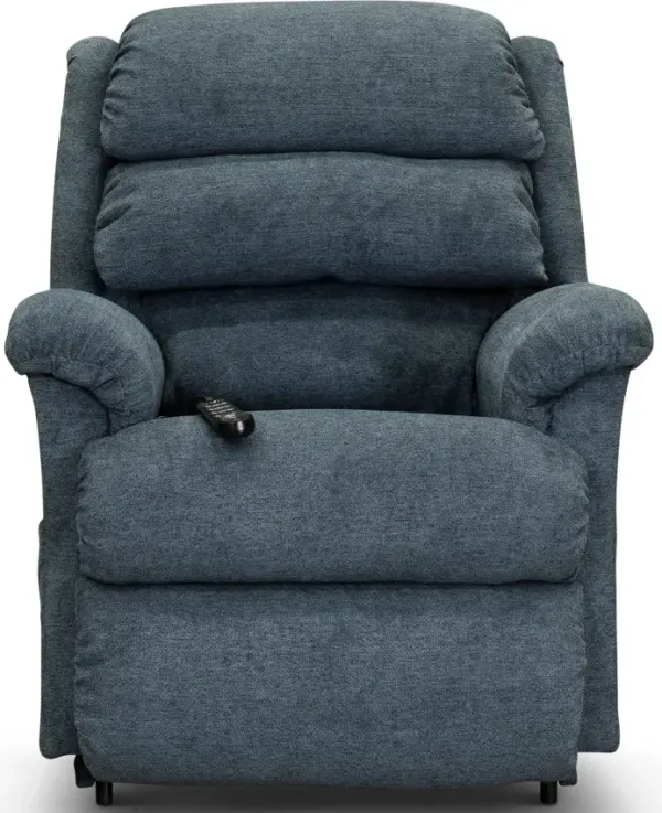 Denim Blue Luxury Reclining Lift Chair - Astor