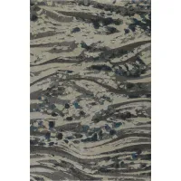 Upton 5 x 8 Contemporary Pewter Gray Area Rug