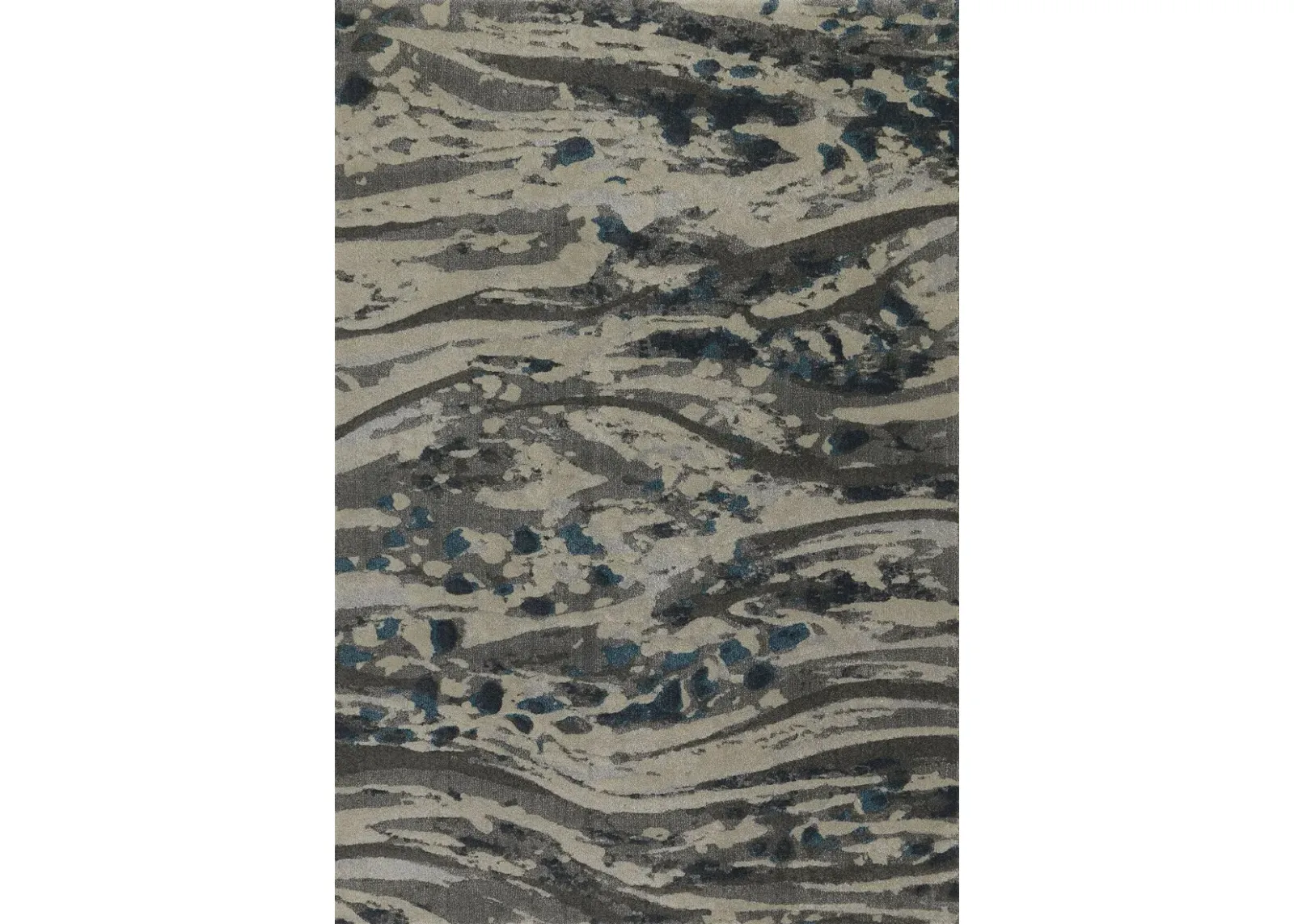 Upton 5 x 8 Contemporary Pewter Gray Area Rug