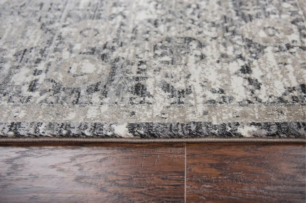 Panache 8 x 11 Traditional Gray and Beige Area Rug