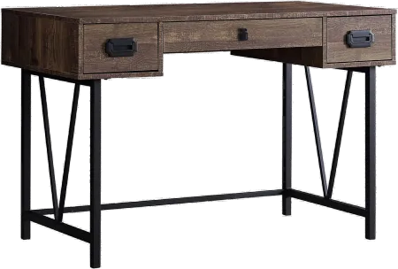Brown Reclaimed 48 Inch Wood Computer Desk