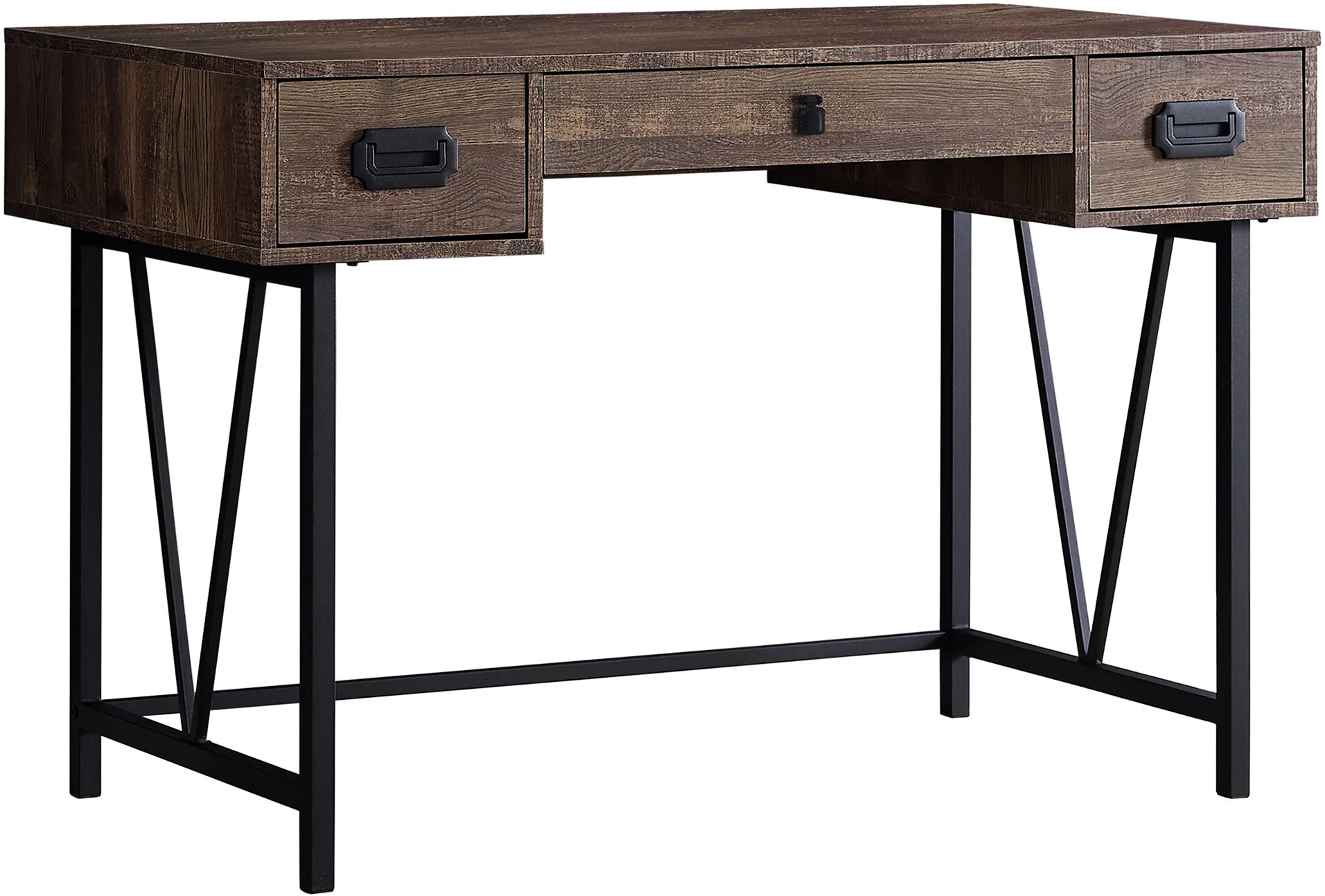 Brown Reclaimed 48 Inch Wood Computer Desk