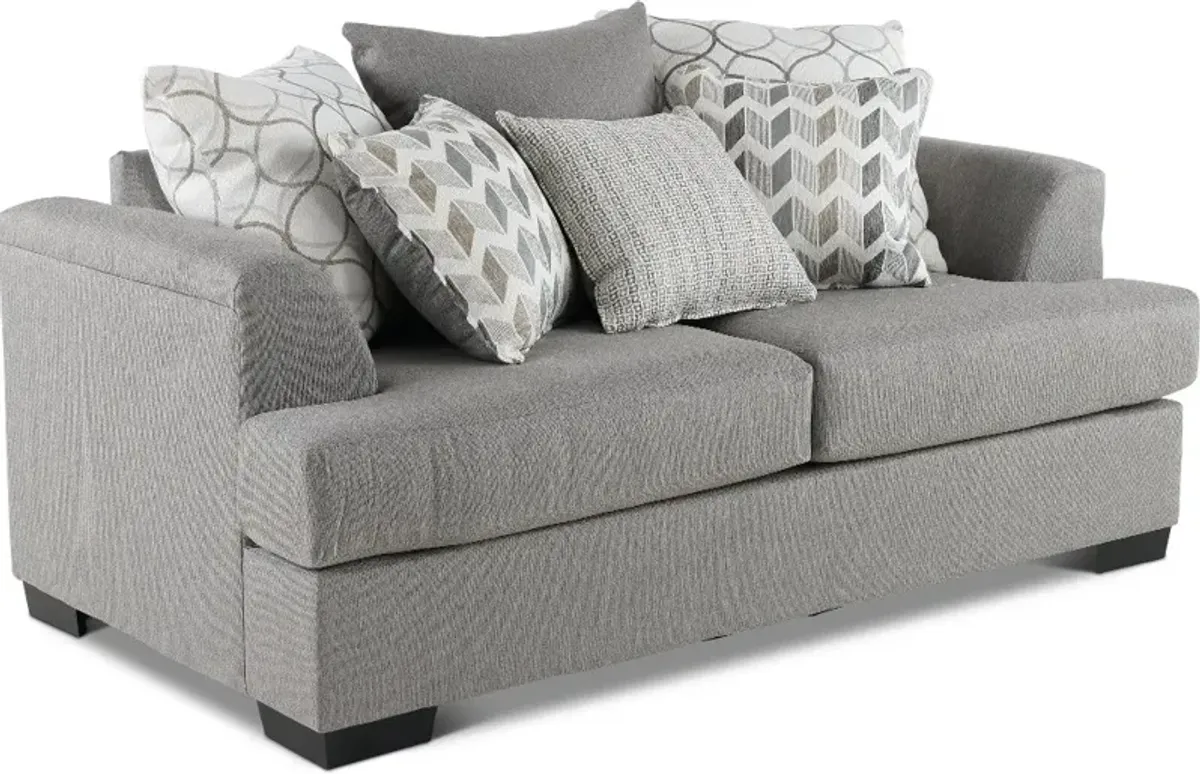 Passport Gray Loveseat