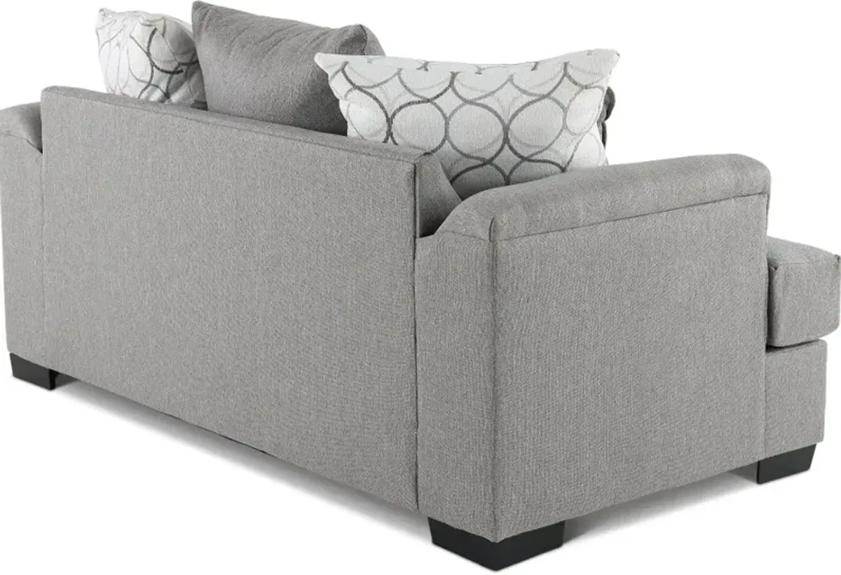 Passport Gray Loveseat