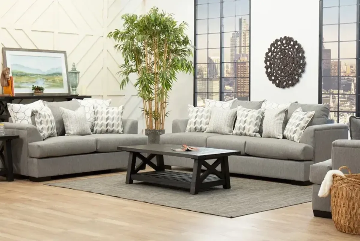 Passport Gray Loveseat