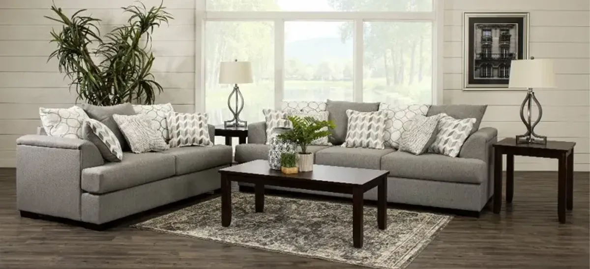 Passport Gray Loveseat