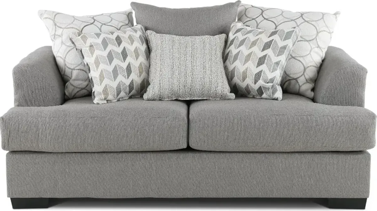 Passport Gray Loveseat