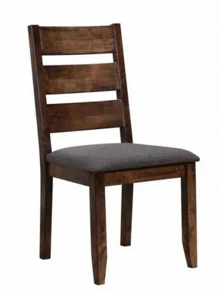 Rustic Gray and Nutmeg Dining Room Chair (Set of 2) - Barrett