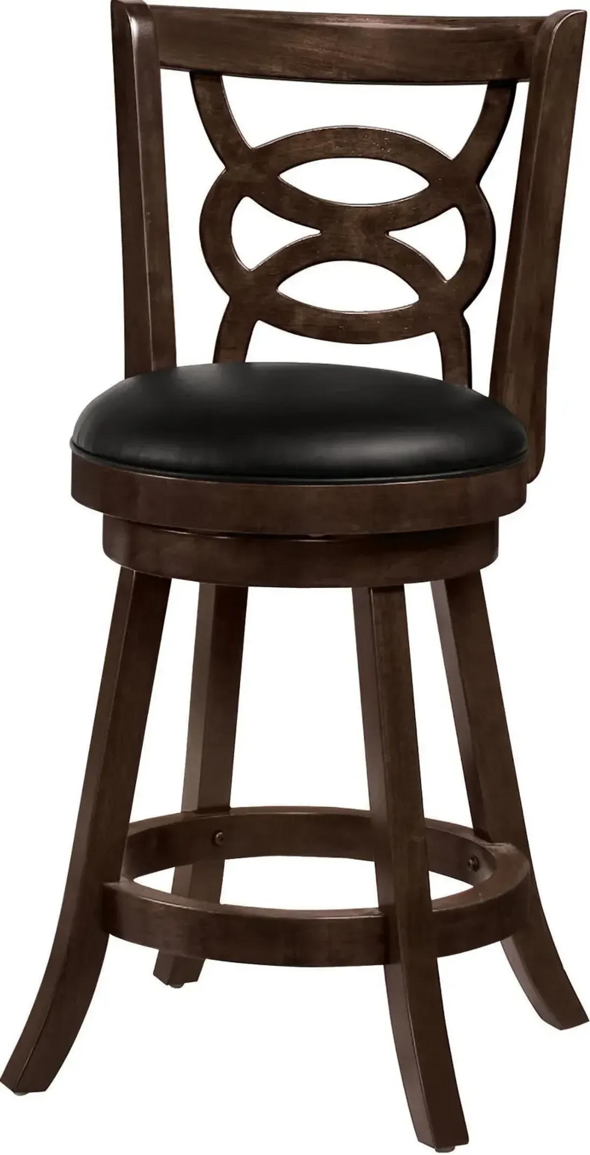 Archibald Brown Swivel Counter Height Stool, Set of 2