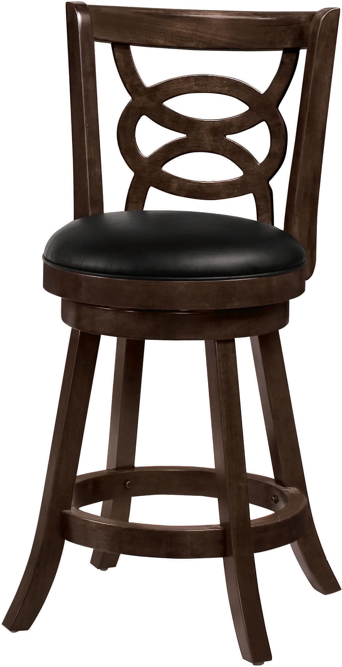 Archibald Brown Swivel Counter Height Stool, Set of 2