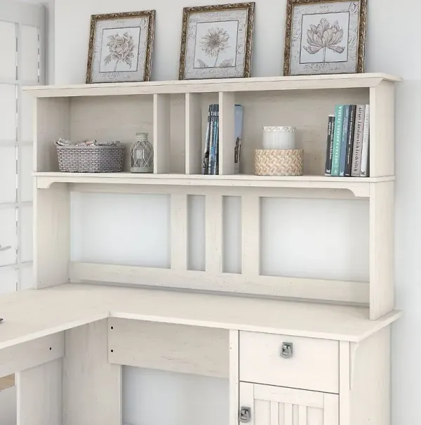 Salinas 60" Antique White Hutch