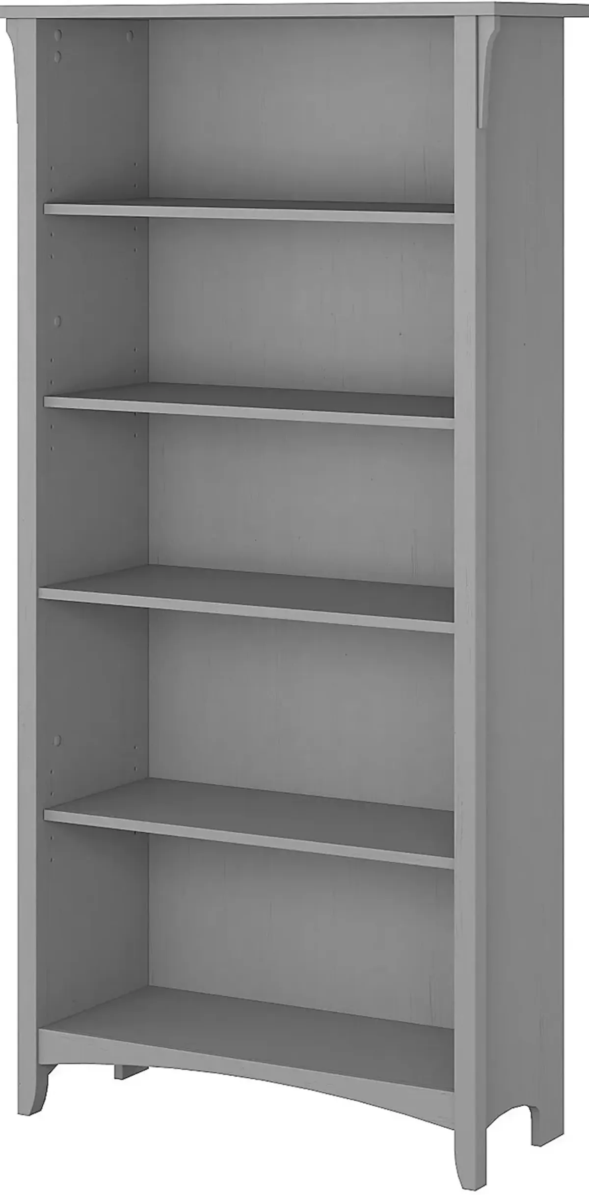 Salinas Cape Cod Gray 5 Shelf Bookcase