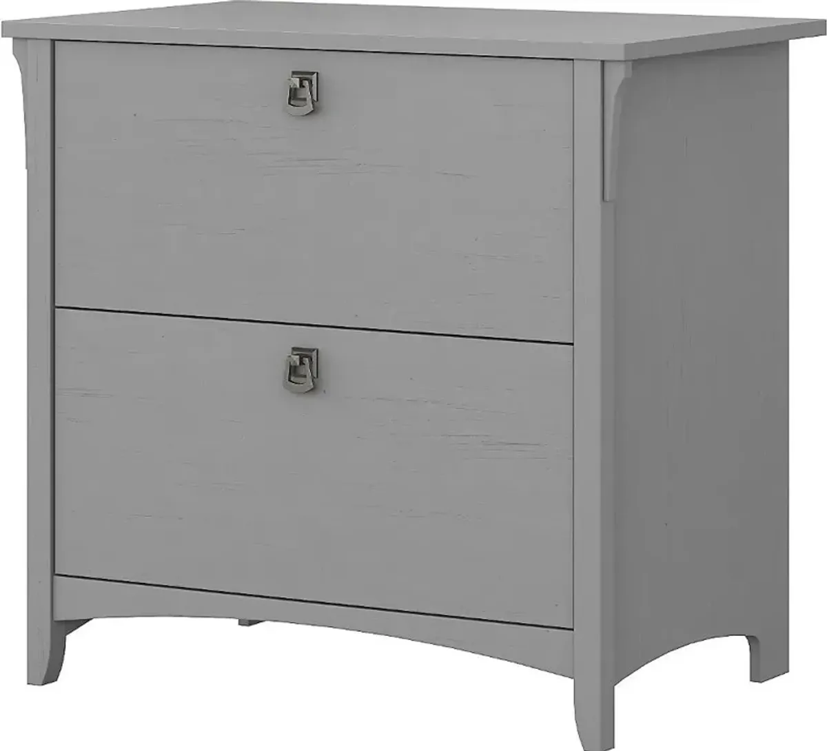 Salinas Cape Cod Gray Lateral File Cabinet - Bush Furniture