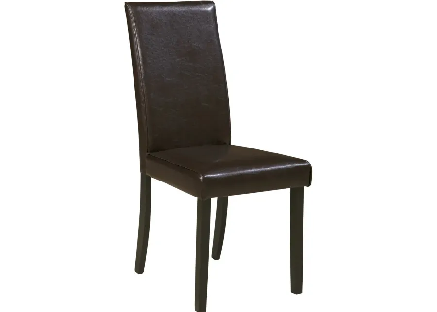 Kimonte Transitional Brown Dining Room Chair