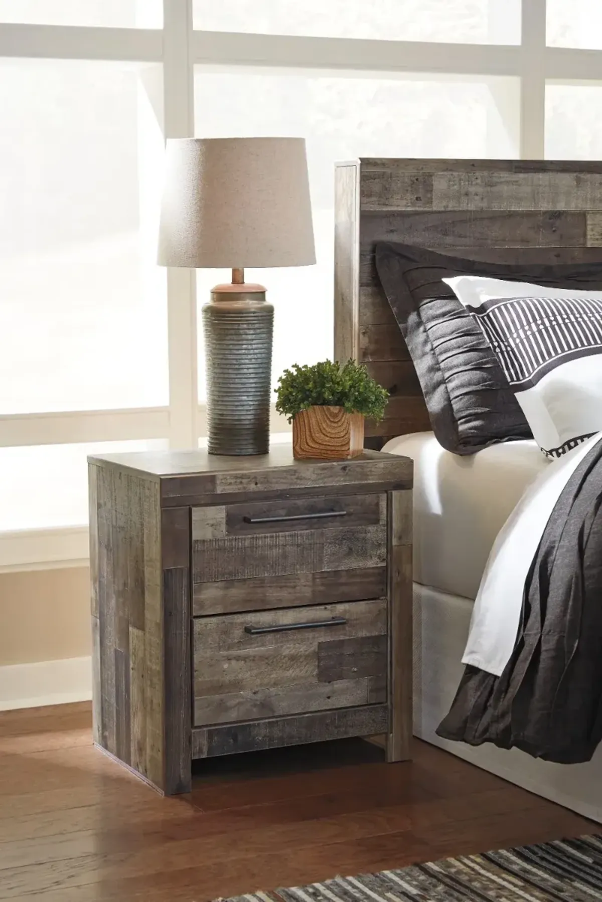 Broadmore Rustic Nightstand