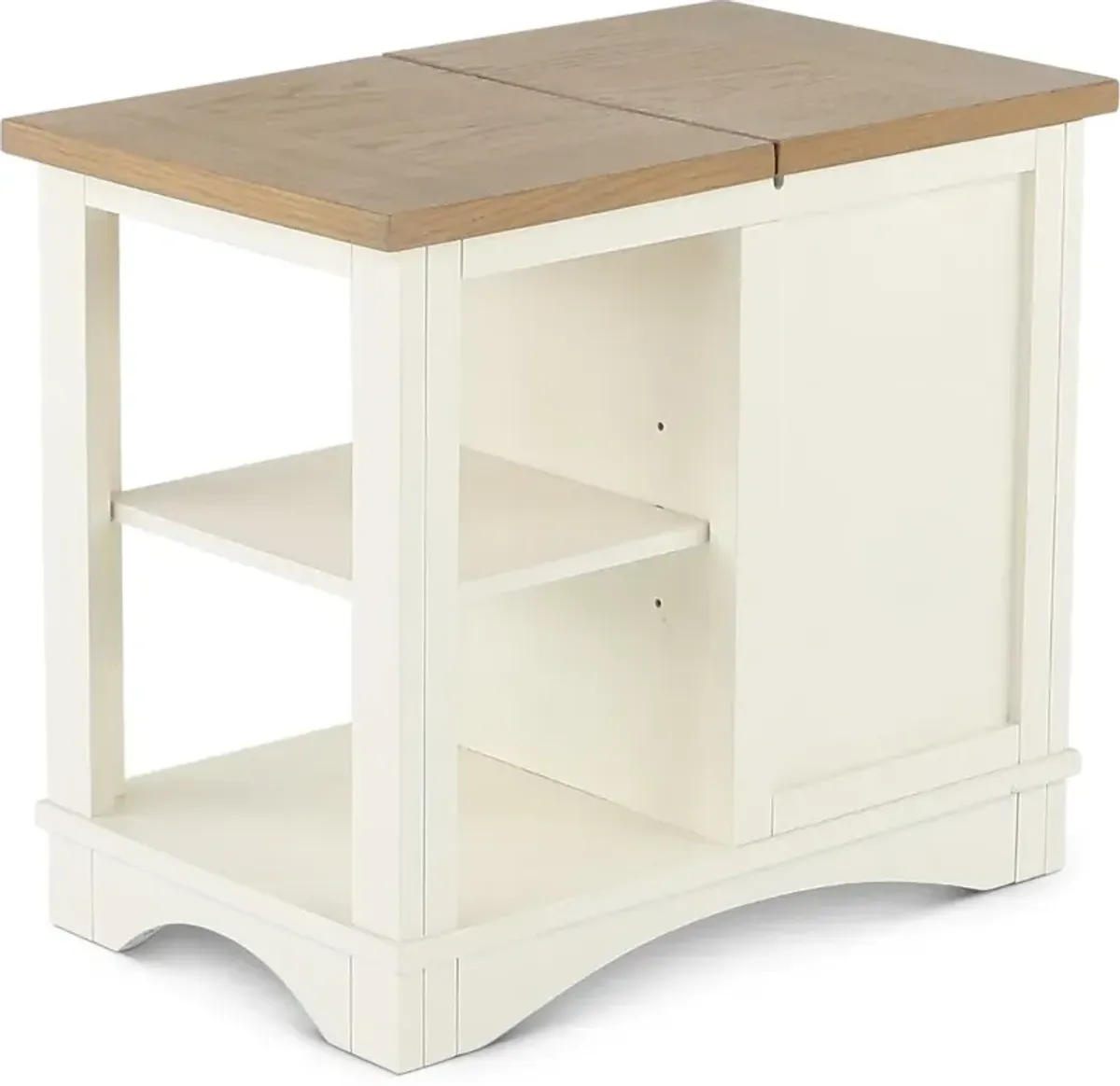 Amy Cotton White Side Table