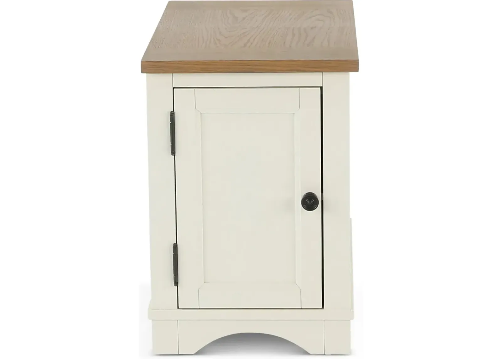 Amy Cotton White Side Table