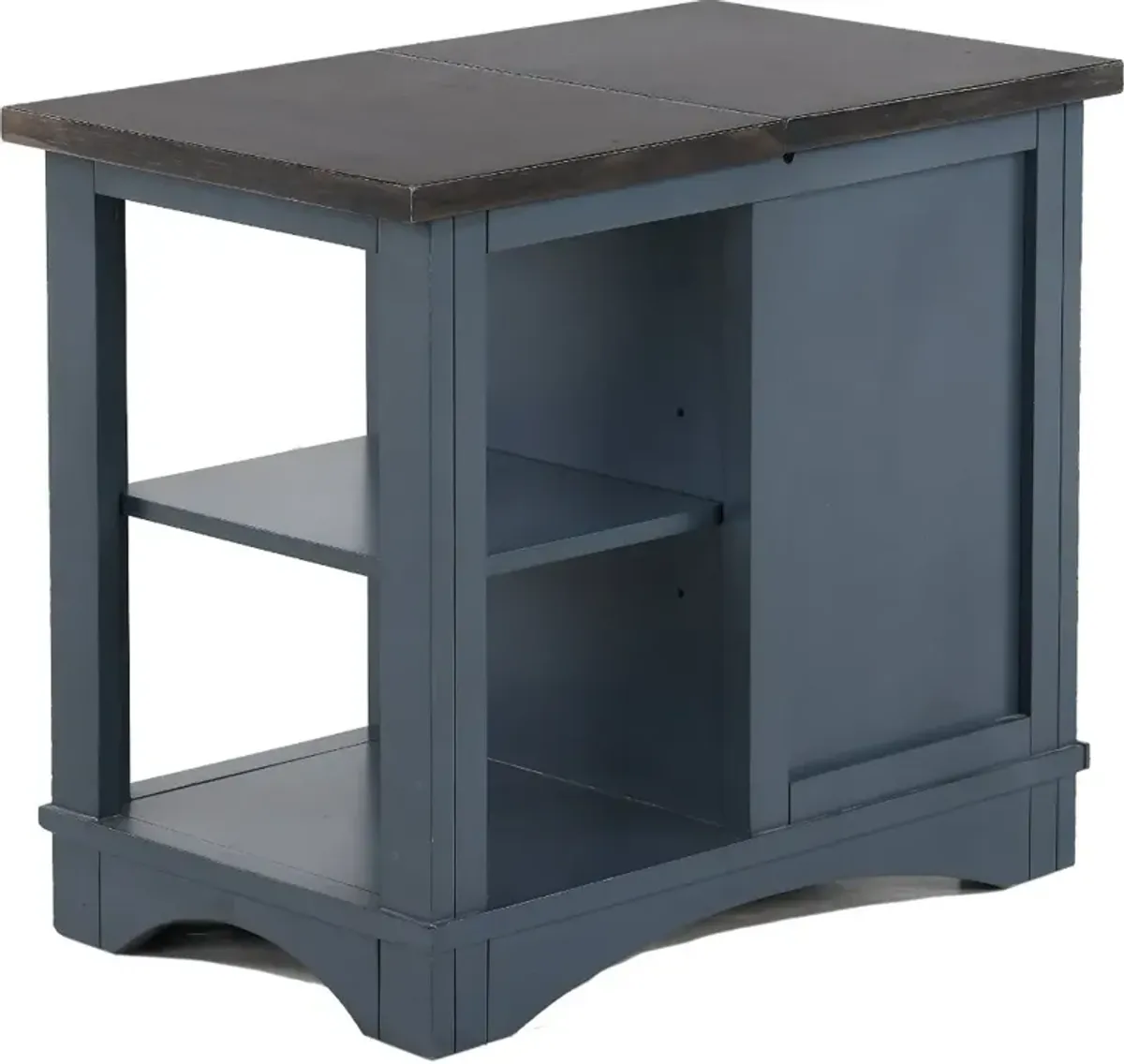 Amy Denim Blue Side Table