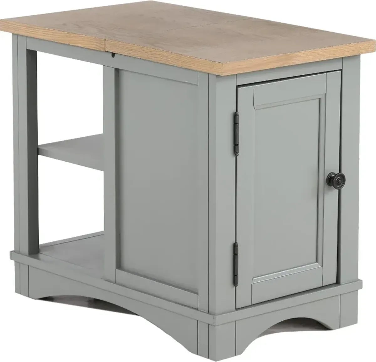 Amy Dove Gray Side Table