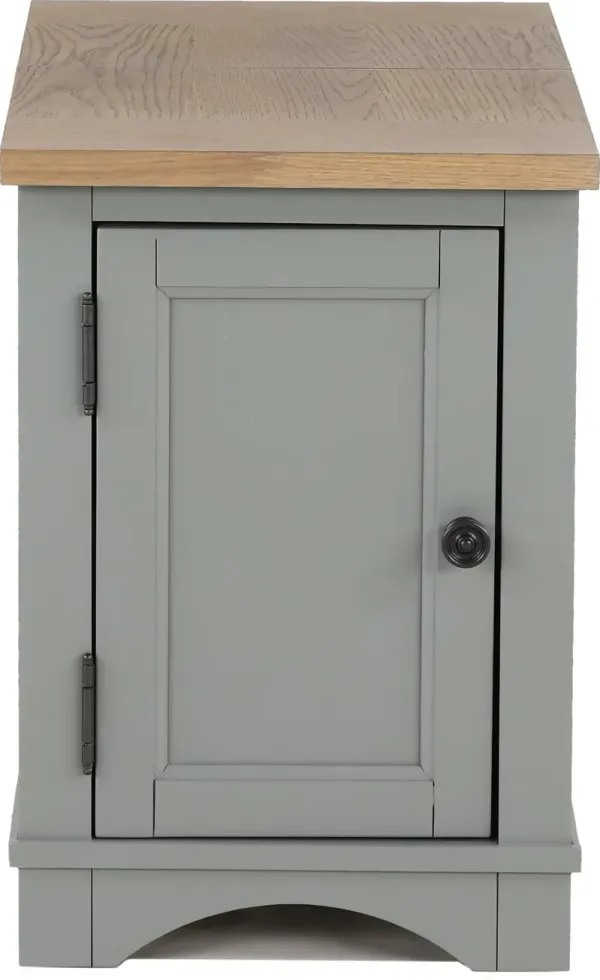 Amy Dove Gray Side Table