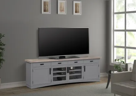 Amy Dove Gray 92" TV Stand