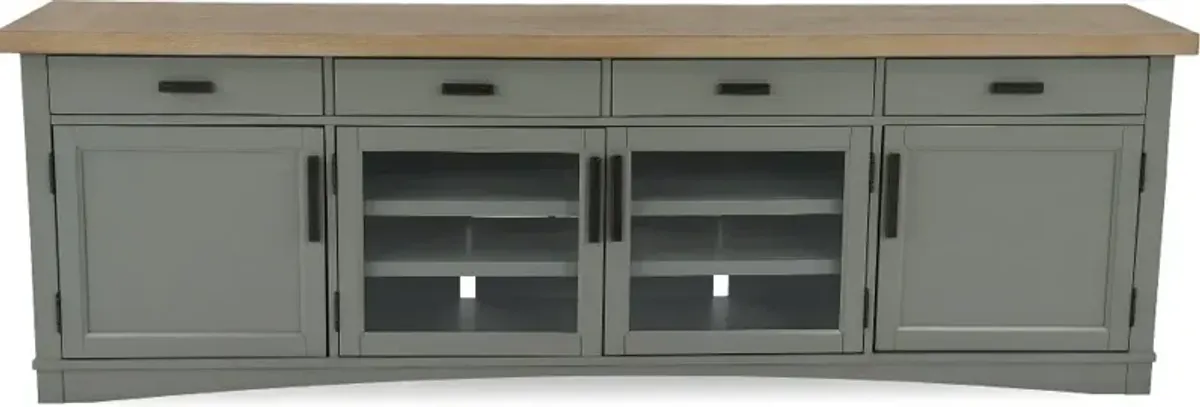 Amy Dove Gray 92" TV Stand