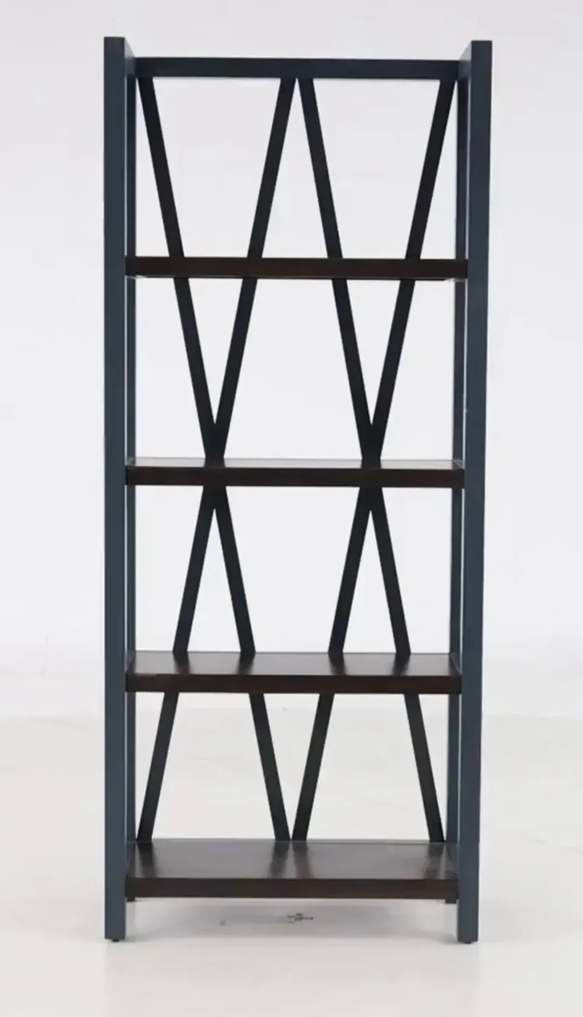 Amy Denim Blue Bookcase