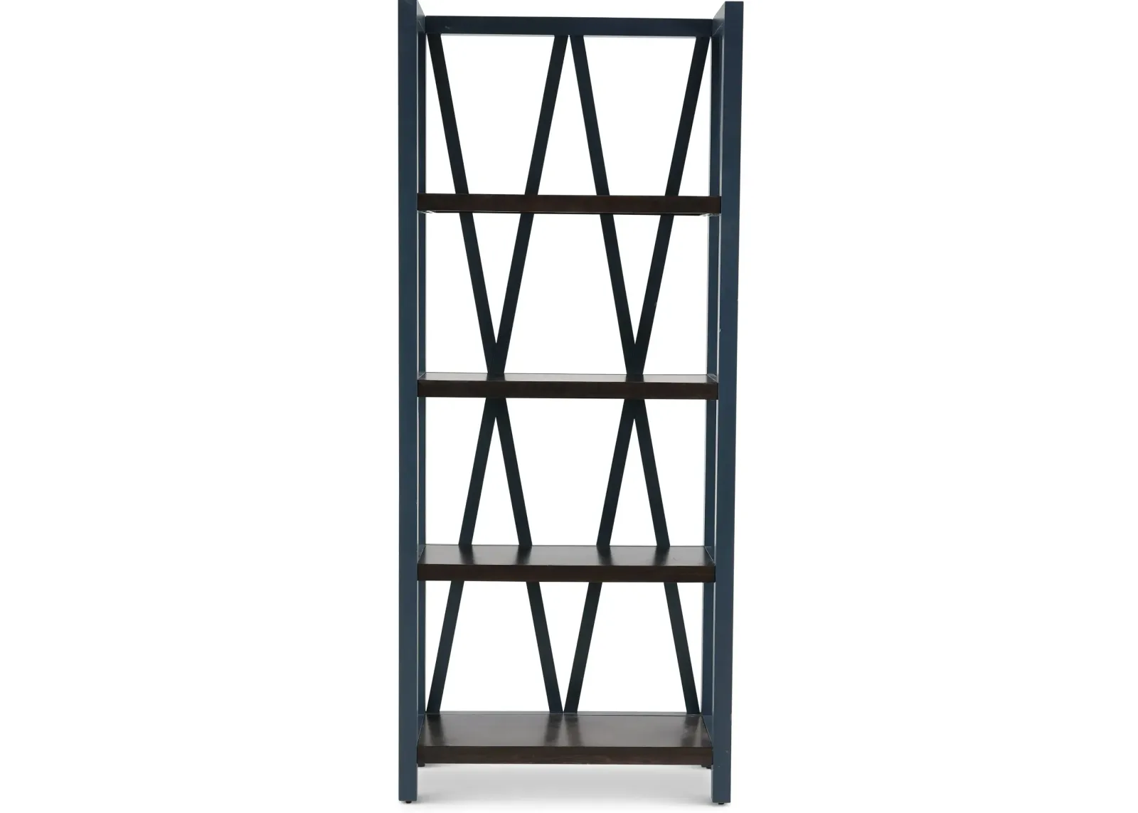 Amy Denim Blue Bookcase