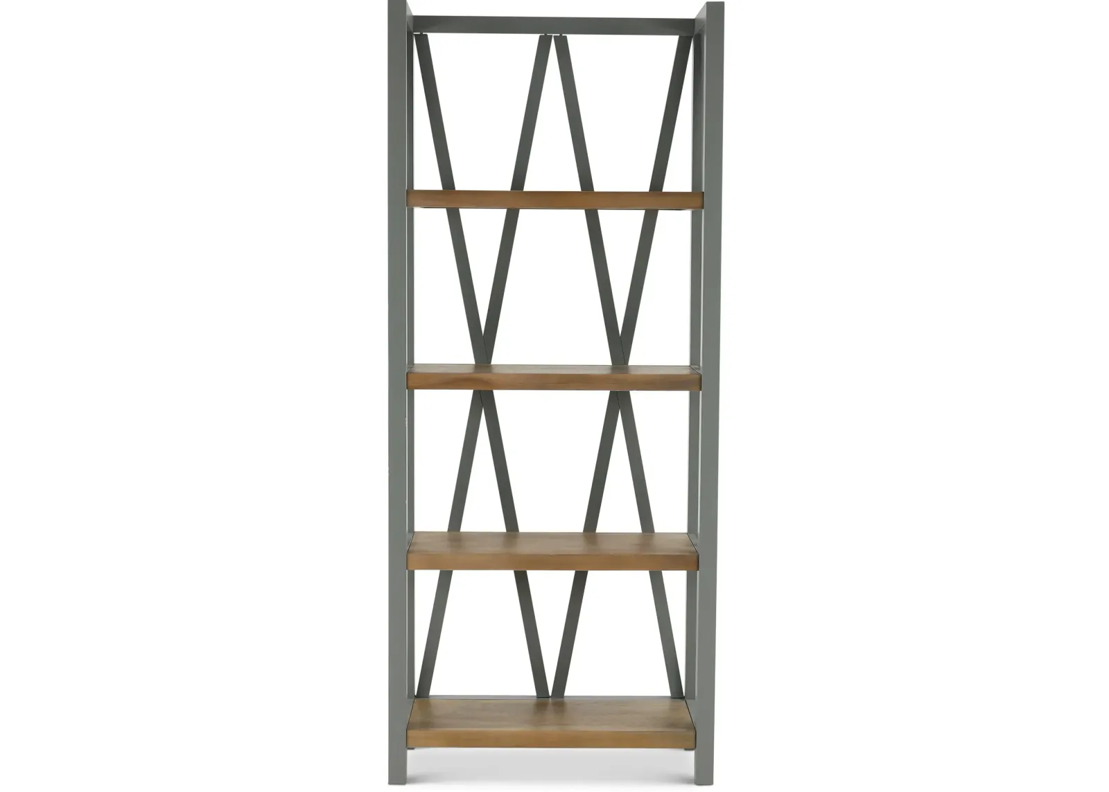 Amy Dove Gray Bookcase