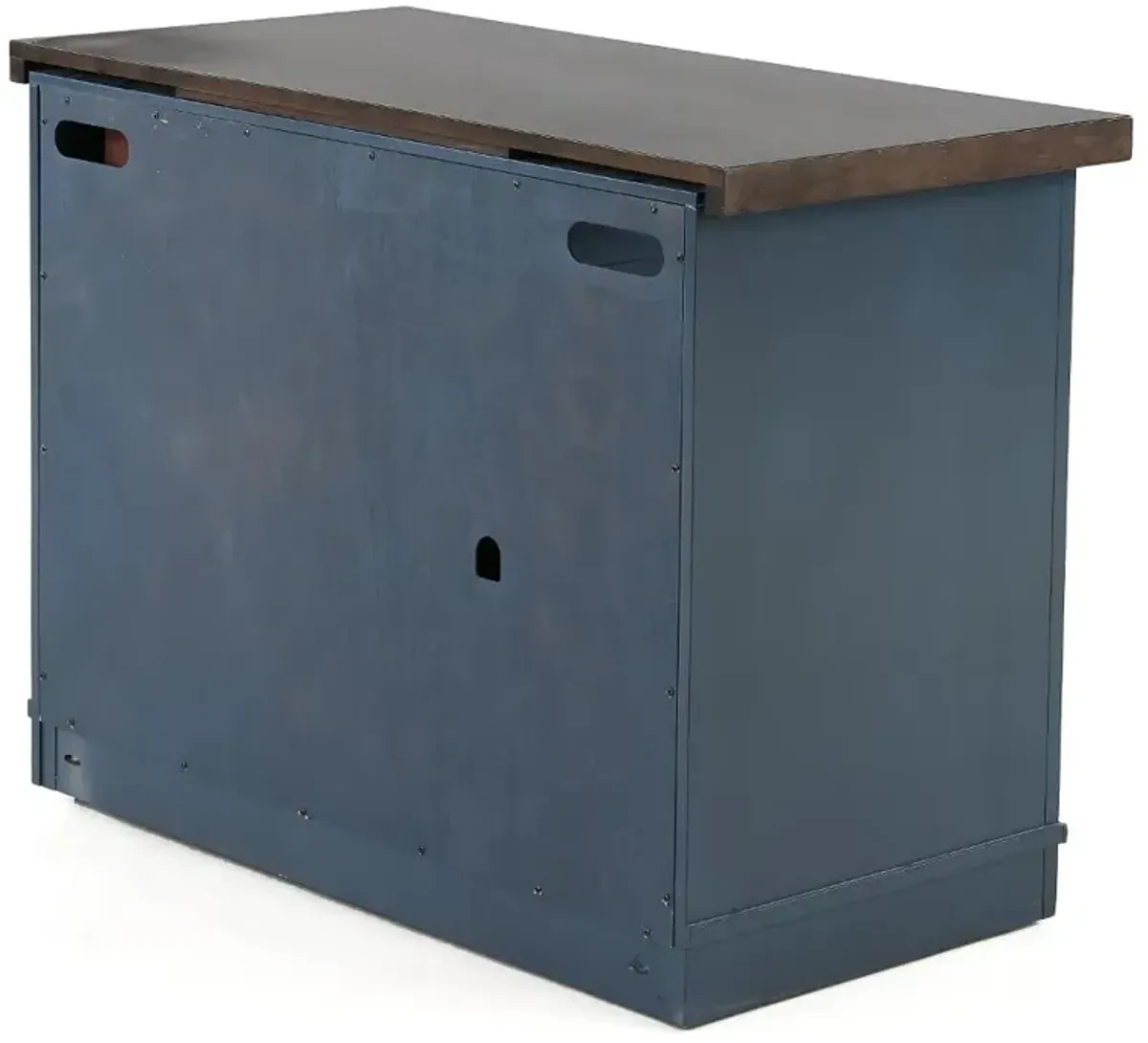 Amy Denim Blue File Cabinet