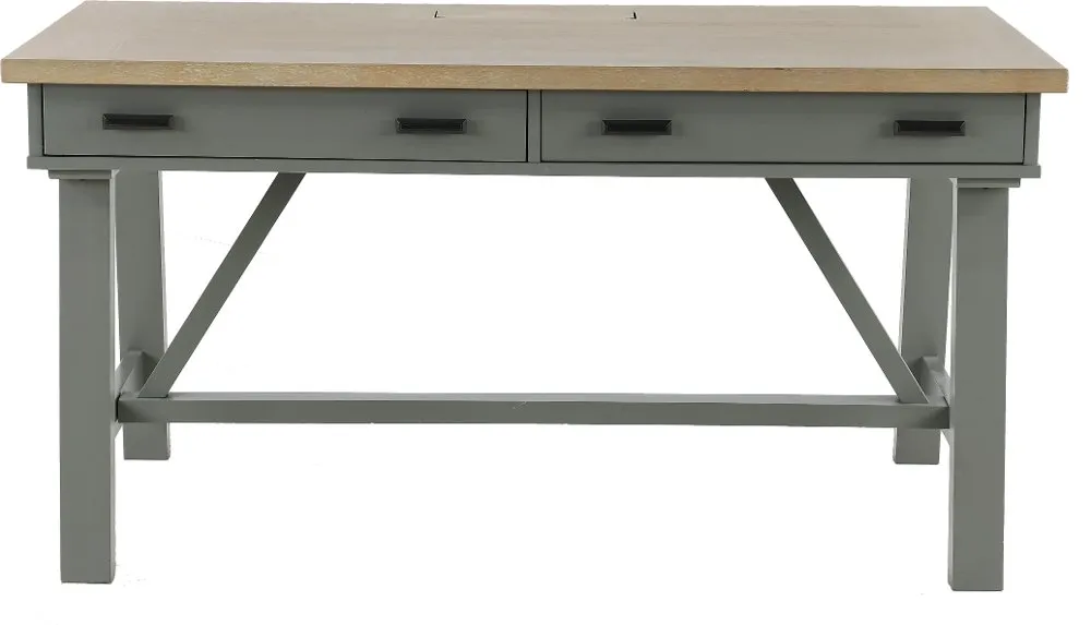 Amy Dove Gray Writing Desk