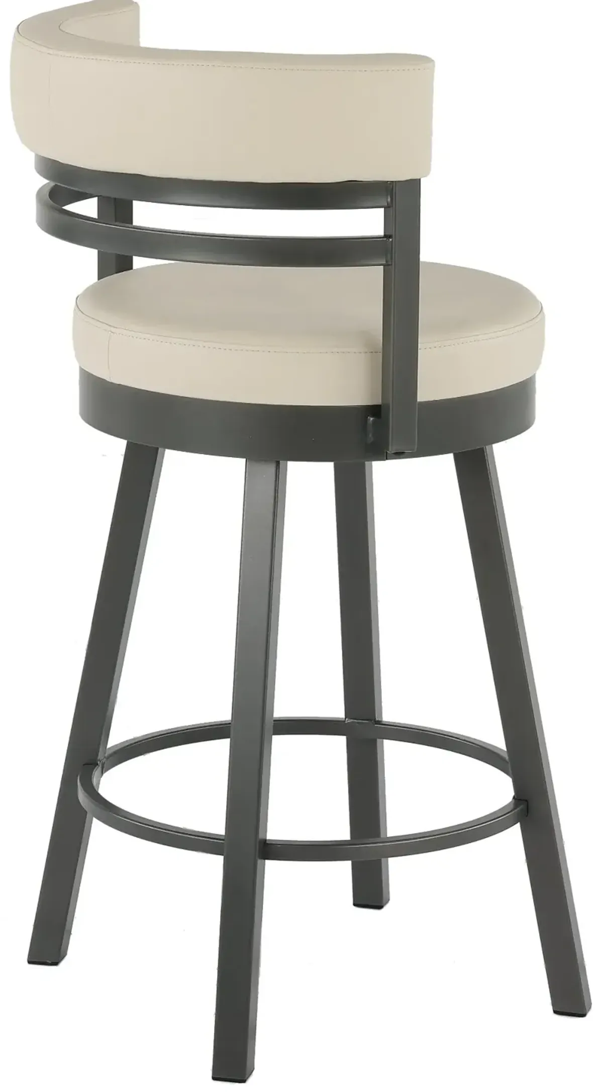 Ronny Oyster White Swivel Counter Height Stool