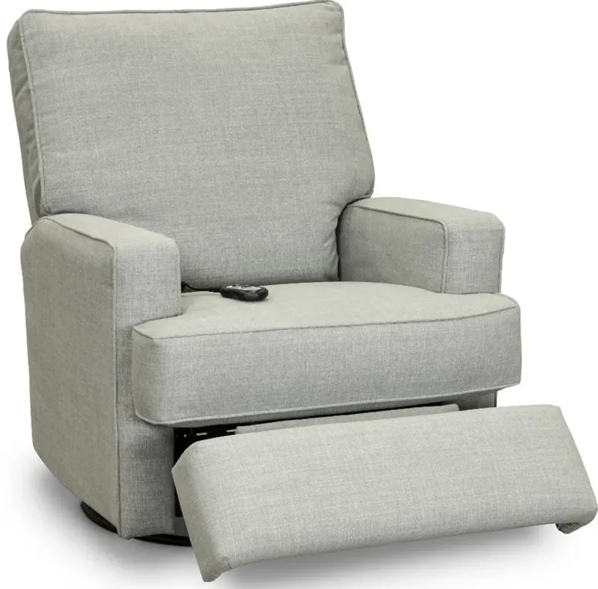 Kersey Dove Gray Power Swivel Glider Recliner