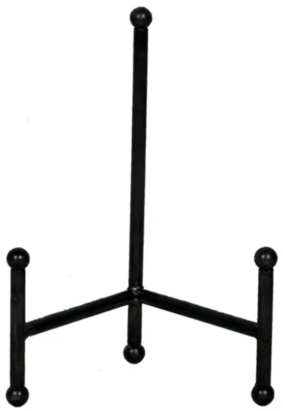 4 Inch Distressed Black Metal Tabletop Easel