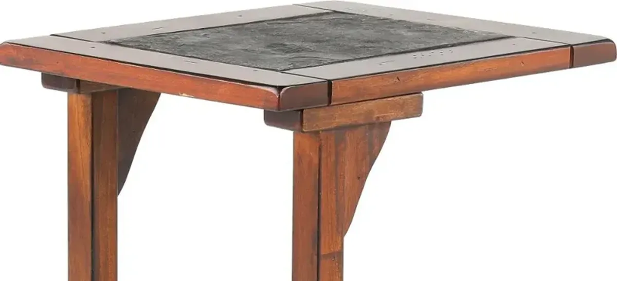 Santa Fe Dark Oak Side Table