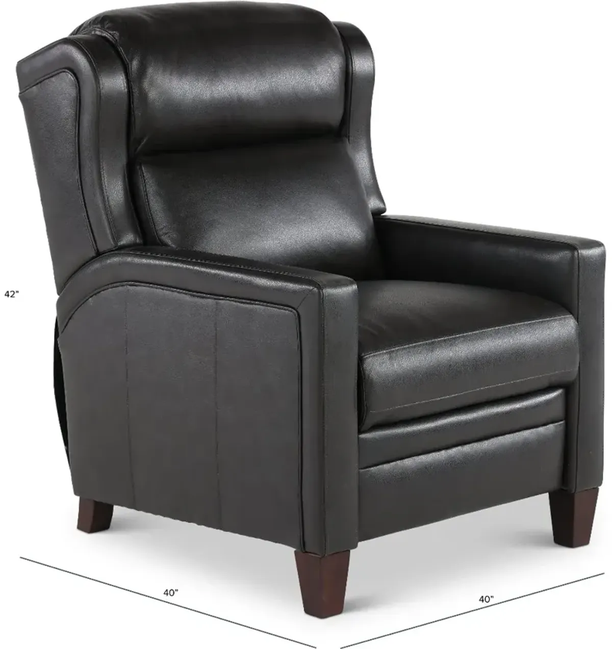 Dart Cyclone Black High Leg Power Recliner