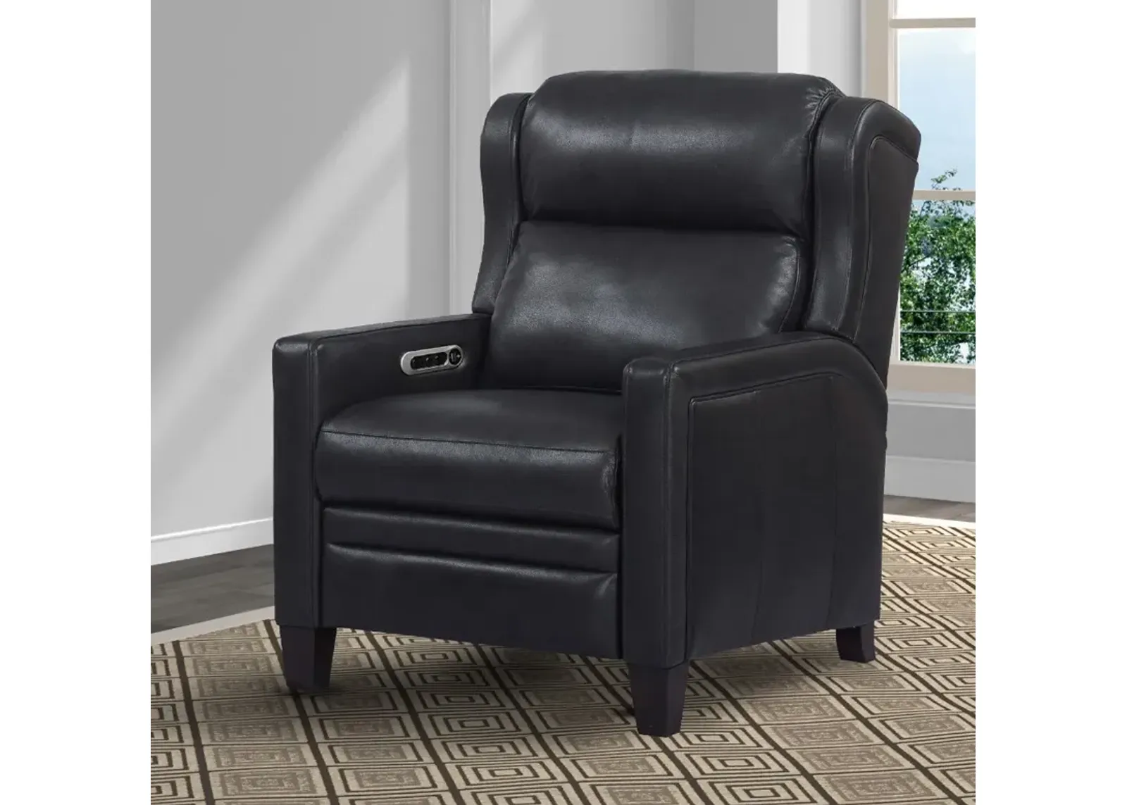 Dart Cyclone Black High Leg Power Recliner