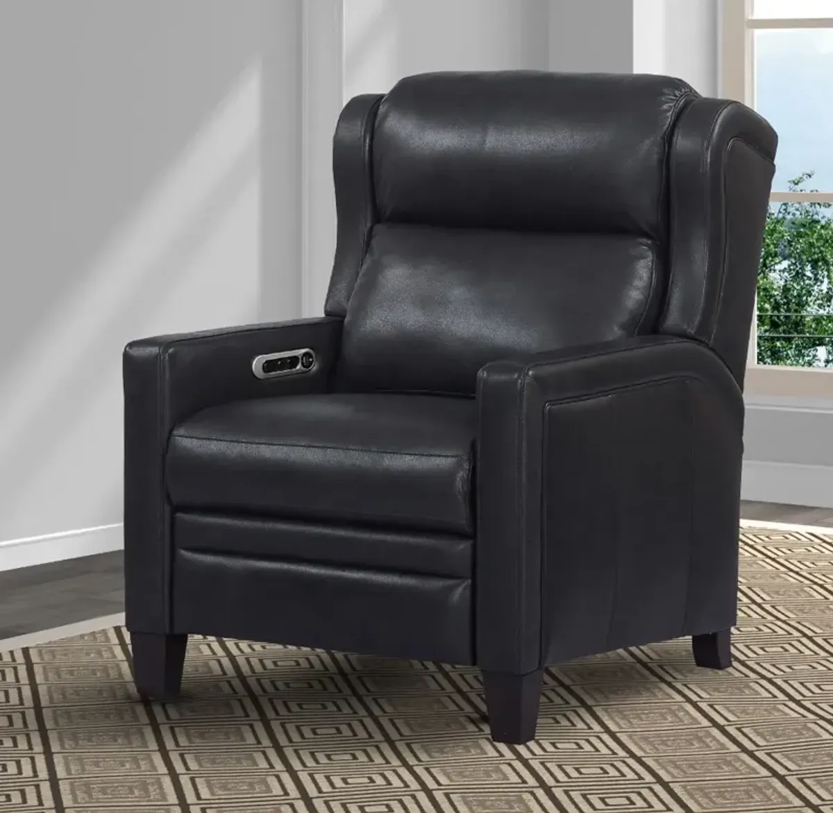 Dart Cyclone Black High Leg Power Recliner