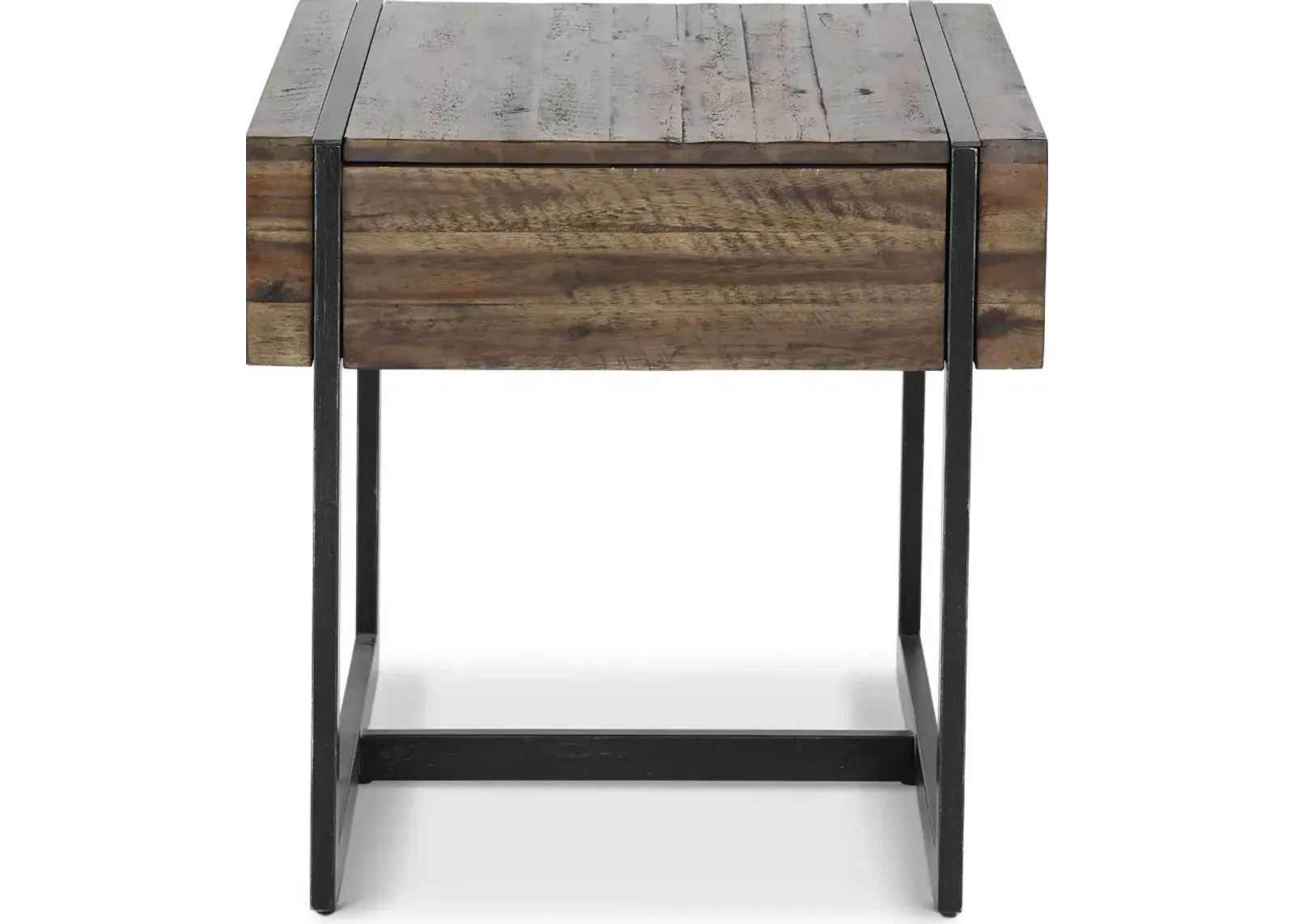 Modern Timber Brown Wood End Table