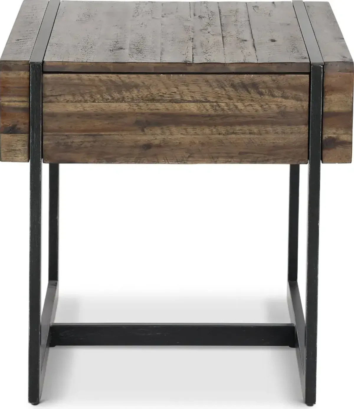 Modern Timber Brown Wood End Table