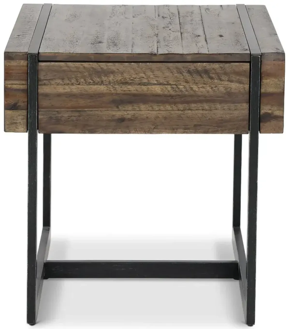 Modern Timber Brown End Table