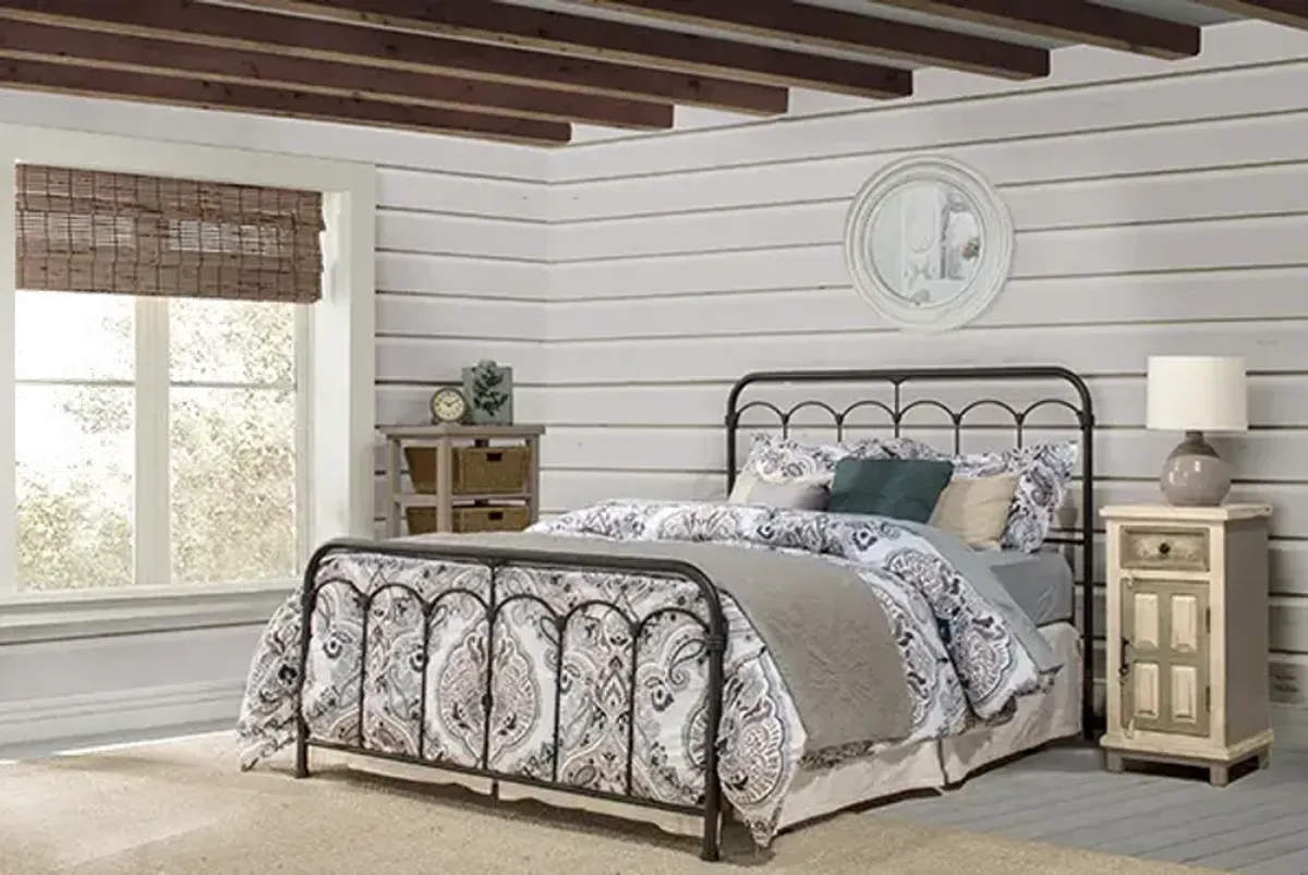 Jocelyn Black Full Metal Bed