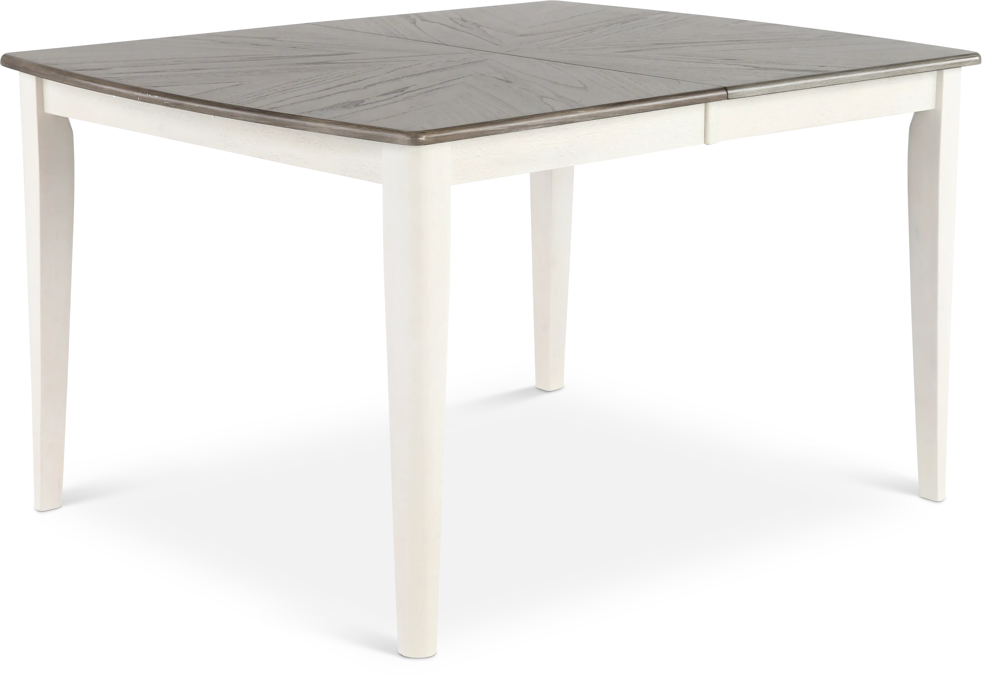 Newark White and Gray Dining Room Table